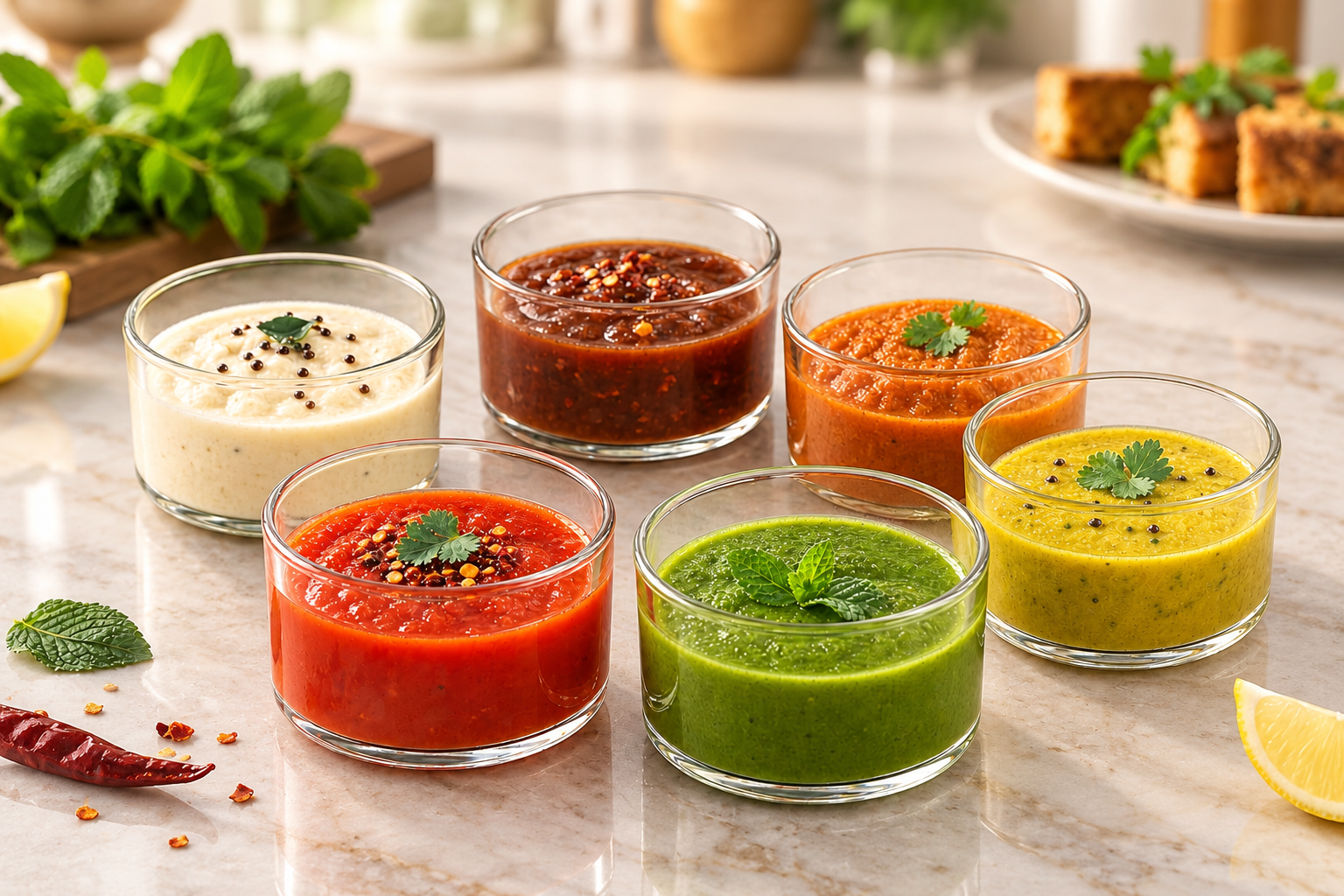 Vision Chutney Katories (Set Of 6)