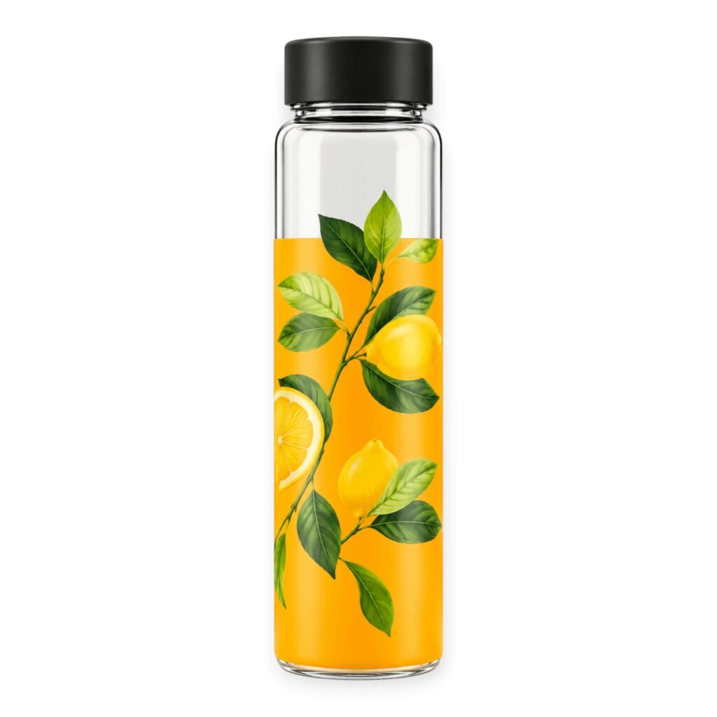 Viva Glass Bottle With Lid