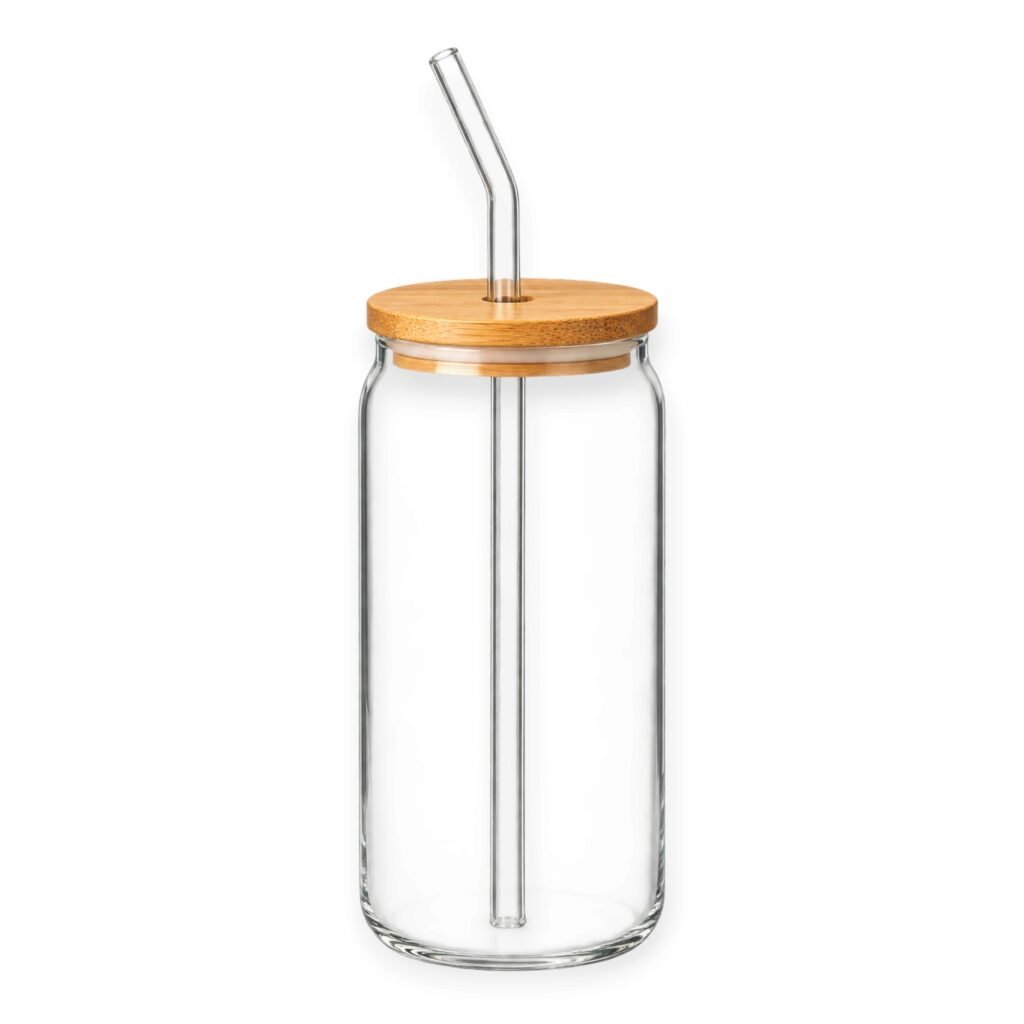 Dune Glass Tumbler With Straw